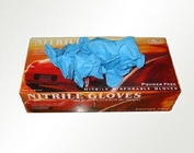 Nitrile examination gloves,non-sterile,powdered/powder-free,size 9'',12''