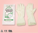 Natural rubber latex surgical gloves,sterile,powder free,size 7.5'',8.5''