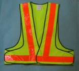Reflective safety vest,Fabric materials,Plastic/Silver Reflective Trim,EN 471