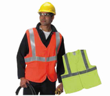 Reflective safety vest,Fabric materials,Plastic/Silver Reflective Trim,EN 471