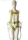 Full body safety harness belt with lanyard,Model BH-06,Polyester material,Strength 15KN