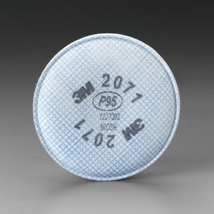 3M Particulate Filter 2071, P95 Respiratory Protection, 100/cs